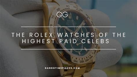 The Rolex Watches of This Year’s Highest Paid Celebs: The 